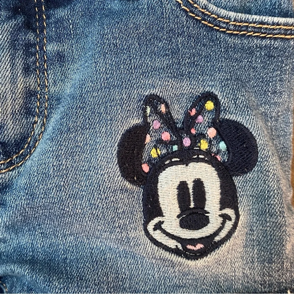 Baby Gap Disney Minnie Mouse Denim Cutoff Shorts | 12-18M